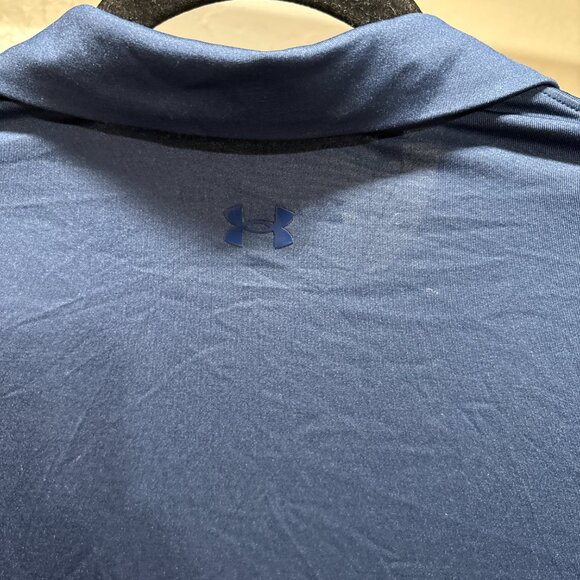 NWT Under Armour Navy Blue Performance Golf Polo – Men’s Small - Picture 7 of 7